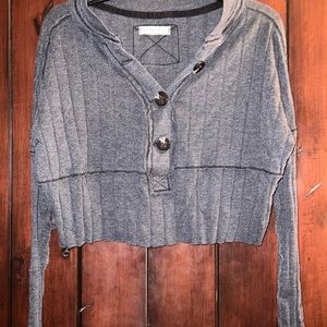 Free People long sleeve crop